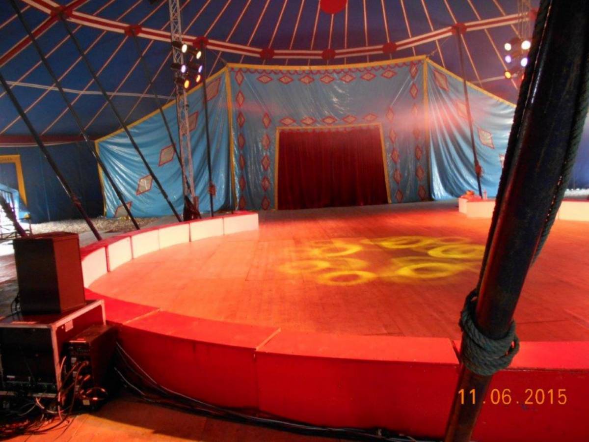 piste de 11 mètres de diamètre